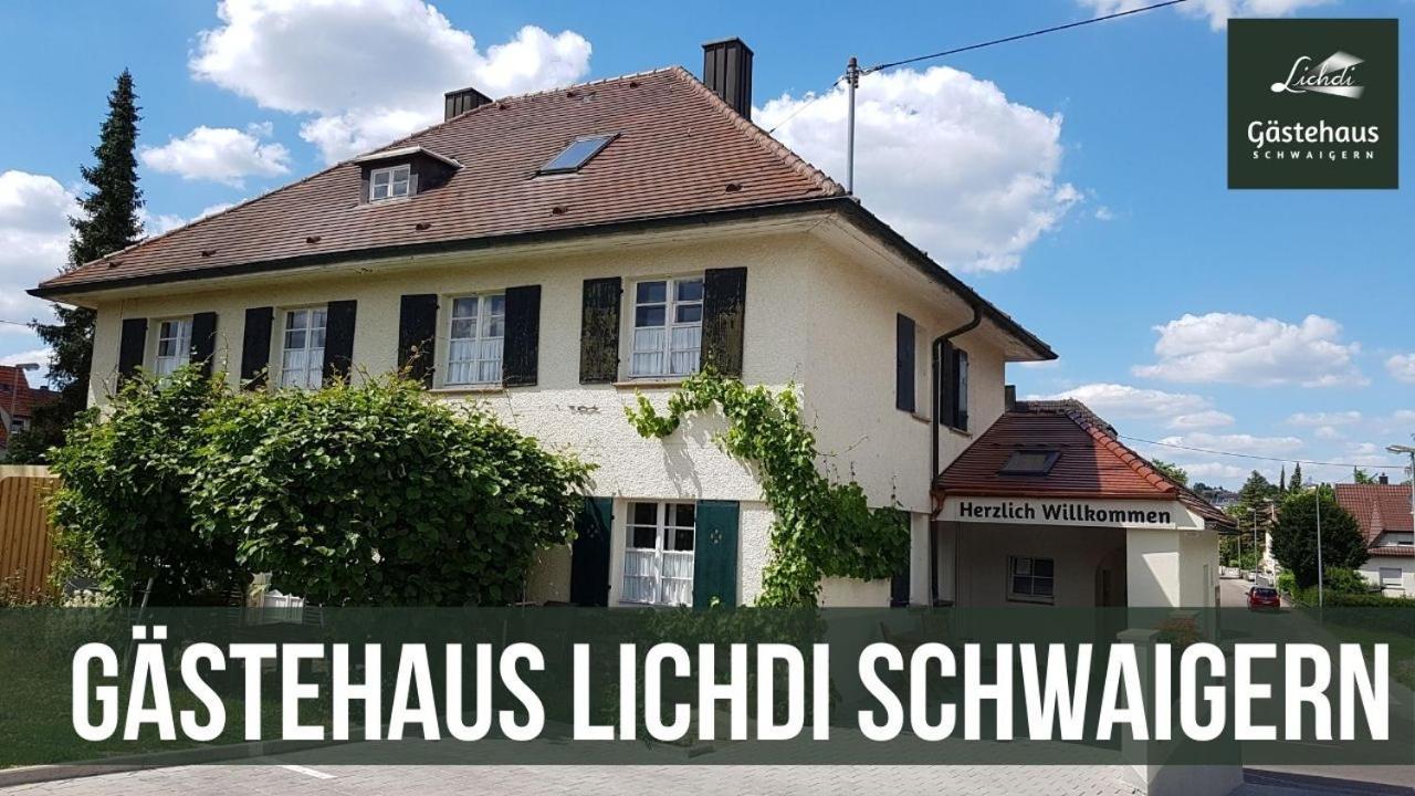 Gaestehaus Lichdi Hotell Schwaigern Exteriör bild